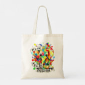 Autisme-bewustwording Acceptatie vrouwen Kind dat  Tote Bag (Achterkant)