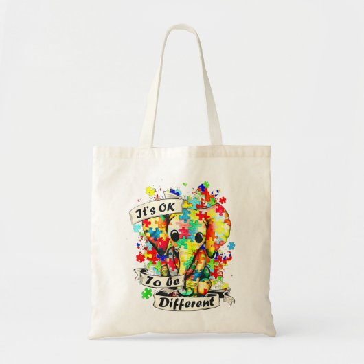 Autisme-bewustwording Acceptatie vrouwen Kind dat  Tote Bag (Voorkant)