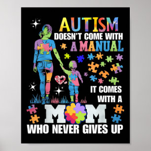 Autisme Bewustzijn 2025 Komt Niet Met Een Handleid Poster
