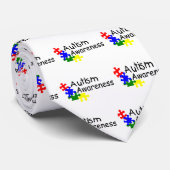 Autisme-bewustzijn (4 pagina's per week) stropdas (Opgerold)