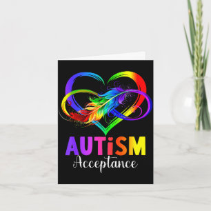 Autisme bewustzijn acceptatie oneindigheidssymbool kaart