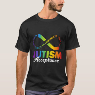 Autisme Bewustzijn Acceptatie T-shirt Oneindigheid