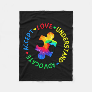 Autisme Bewustzijn Accepteer Adapt Advocate Autism Fleece Deken