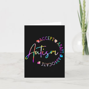 Autisme Bewustzijn Accepteer Adapt Advocate Autism Kaart
