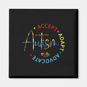 Autisme Bewustzijn Accepteer Adapt Advocate Autism Magneet