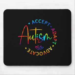 Autisme Bewustzijn Accepteer Adapt Advocate Autism Muismat