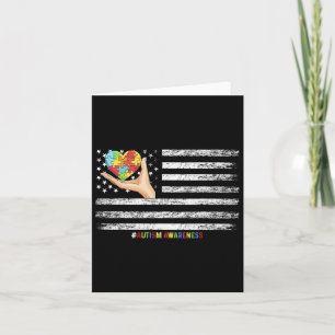 Autisme Bewustzijn Amerikaanse vlag Amerikaanse ha Kaart