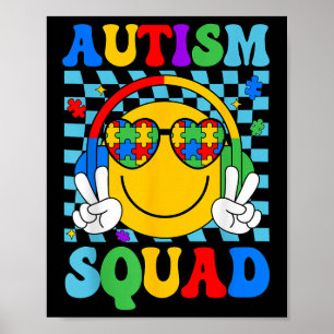 Autisme Bewustzijn Autisme Squad Ondersteuning Smi Poster