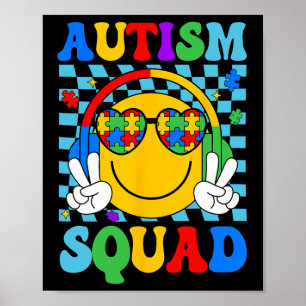 Autisme Bewustzijn Autisme Squad Ondersteuning Smi Poster