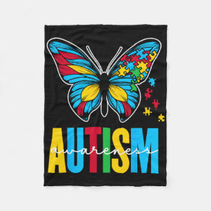Autisme Bewustzijn Autistisch Autist Autisten Steu Fleece Deken
