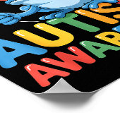 Autisme bewustzijn autistisch  poster (Hoek)