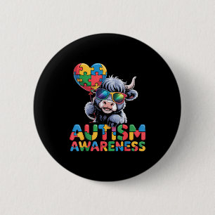 Autisme bewustzijn autistisch ronde button 5,7 cm
