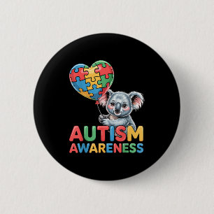 Autisme bewustzijn autistisch ronde button 5,7 cm