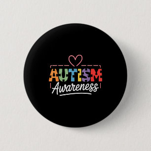 Autisme bewustzijn autistisch ronde button 5,7 cm