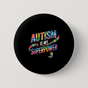 Autisme bewustzijn autistisch ronde button 5,7 cm