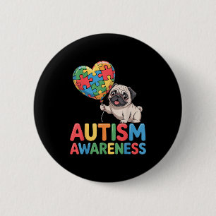 Autisme bewustzijn autistisch ronde button 5,7 cm
