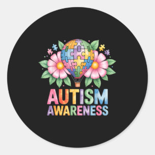 Autisme bewustzijn autistisch ronde sticker