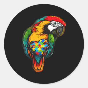 Autisme bewustzijn autistisch  ronde sticker