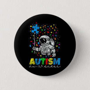 Autisme Bewustzijn Autistische Autisten Ondersteun Ronde Button 5,7 Cm