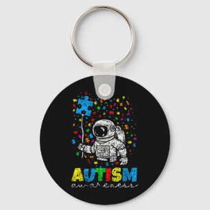 Autisme Bewustzijn Autistische Autisten Ondersteun Sleutelhanger