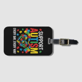 Autisme bewustzijn bagagelabel (Voorkant (horizontaal))