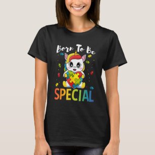 Autisme Bewustzijn Bijzondere Eenhoorn Puzzel Meis T-shirt