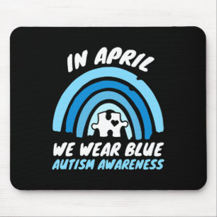 Autisme Bewustzijn Blauw April Liefde Autistisch S Muismat