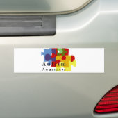 Autisme bewustzijn bumpersticker (Op auto)