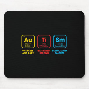 Autisme Bewustzijn Chemie Elementen Periodiek Tabe Muismat