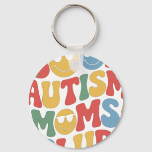 Autisme Bewustzijn Cool Autisme Moeders Club Sleutelhanger