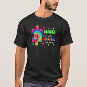 Autisme Bewustzijn Dag Mama Van Een Familie Van Kr T-shirt