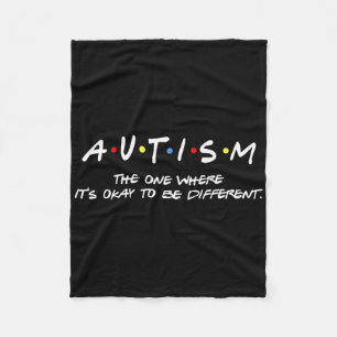Autisme bewustzijn - Die waarbij het oké is om D t Fleece Deken