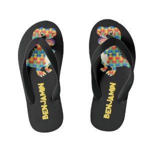 Autisme bewustzijn Dinosauriërs Kinder Teenslippers