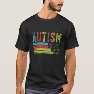 Autisme Bewustzijn Elementen Periodiek Systeem T-shirt