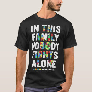 Autisme Bewustzijn Familie Ondersteuning Moeder Au T-shirt