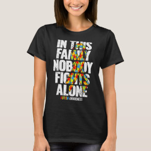 Autisme Bewustzijn Familie Steun Moeder Autisme Be T-shirt