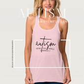 Autisme Bewustzijn Flowy Racerback Tanktop