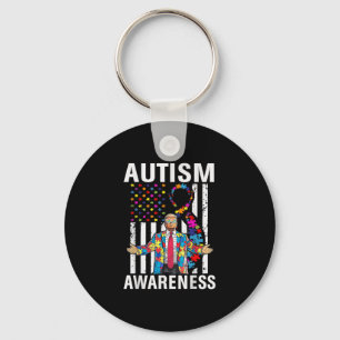 Autisme bewustzijn Funny Trump Support Autistisch Sleutelhanger