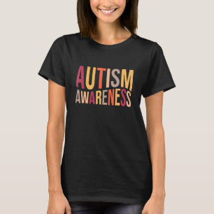Autisme Bewustzijn Hart Steun Autistische Maand T-shirt