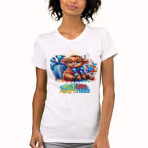 Autisme Bewustzijn Highland Koe T-shirt