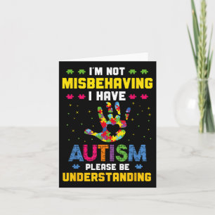 Autisme-bewustzijn Ik ben niet misleid als ik auti Kaart