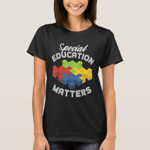 Autisme bewustzijn in het speciaal onderwijs t-shirt