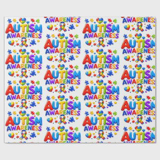 Autisme Bewustzijn Inpakpapier