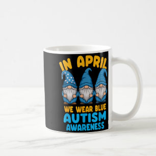Autisme bewustzijn kabouters in april dragen we bl koffiemok