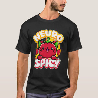 Autisme Bewustzijn Kat Neurospicy Speciaal Onderwi T-shirt