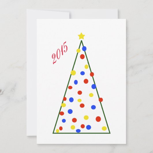 Autisme Bewustzijn Kerst Kaart (Voorkant)