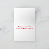 Autisme bewustzijn kerstkaarten bedankkaart (Binnen)