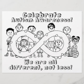 Autisme Bewustzijn Kleurplaat