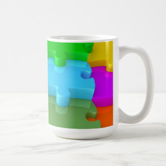 Autisme Bewustzijn Koffie Mok 3D Multicolor Puzzel