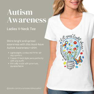 Autisme Bewustzijn - Laat Je Licht Schijnen T-Shir T-shirt